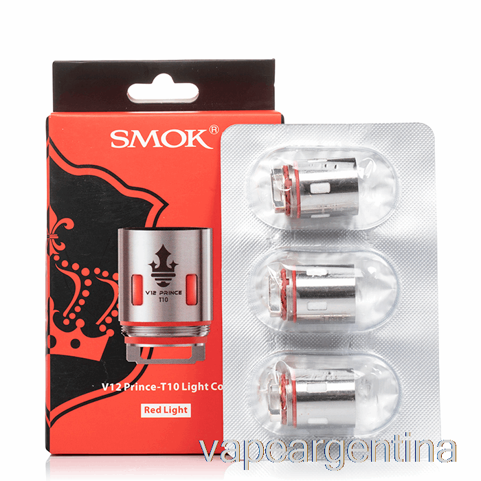 Bobinas De Repuesto Smok Tfv12 Prince 0.12ohm V12 Prince-t10 [luz Roja] Vape Descartable